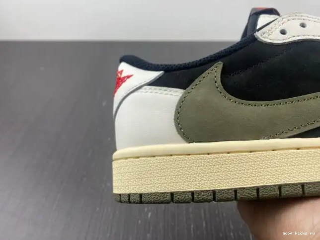 Scott Air Jordan Olive Low Travis 1 WMNS OG x DZ4137-106 0624